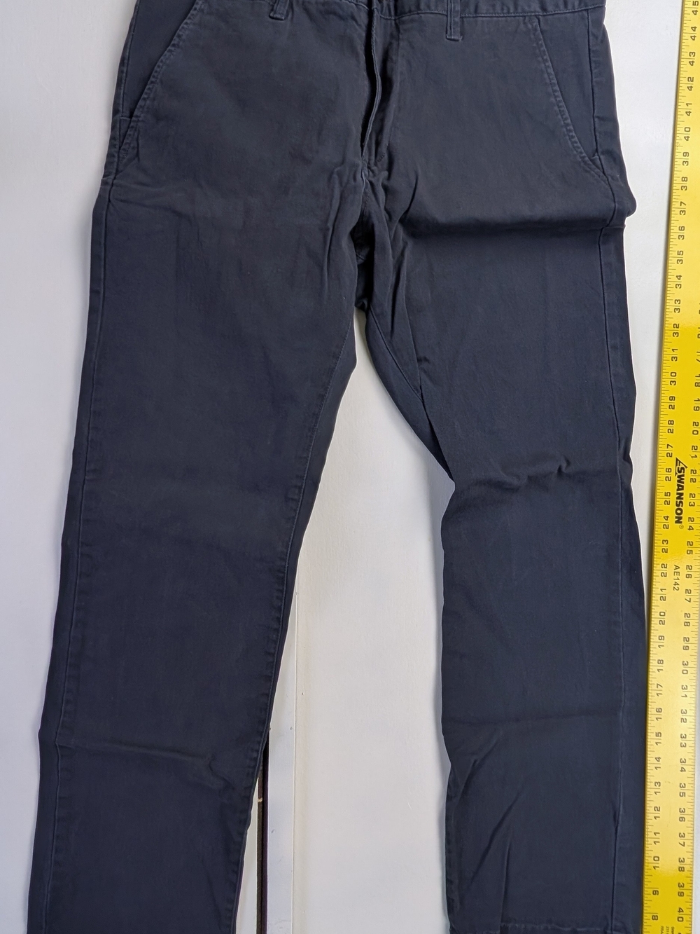 Classic Slim Chino Pants in Navy 36x32